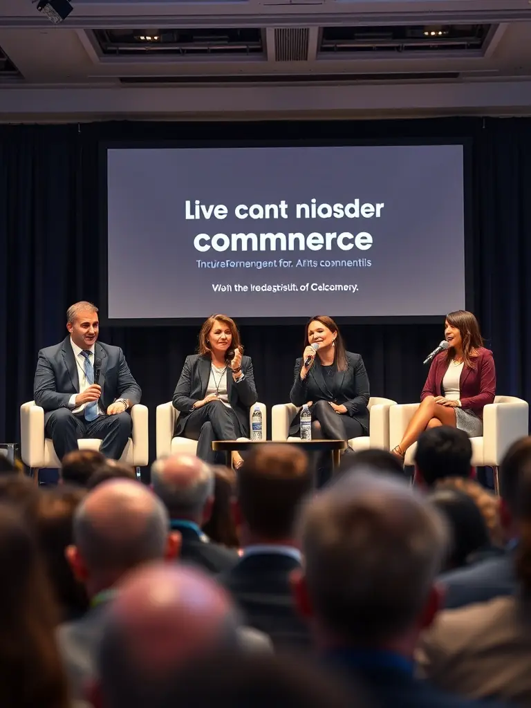 A panel discussion featuring leading live commerce experts, sharing their knowledge and answering questions from the community.