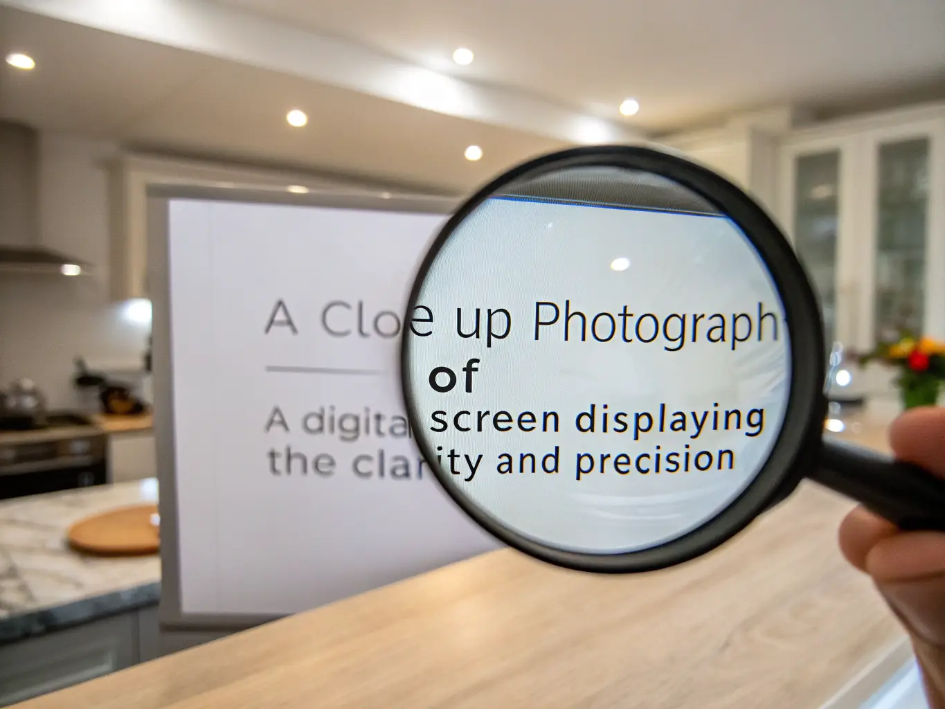 A magnifying glass hovering over a digital document, symbolizing the search and discovery of relevant information within the resource library.